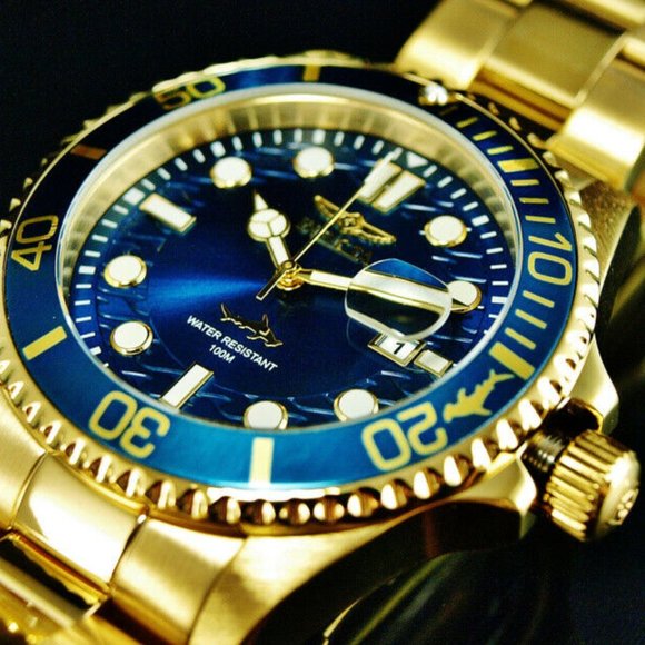 Hammerhead Professional 18k Plated 100M Watch - Picture 4 of 7